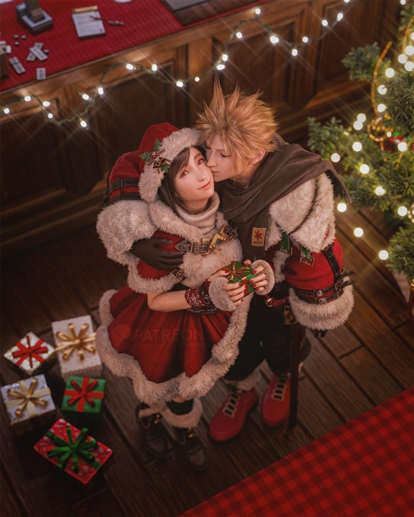 《最终幻想7》蒂法新年贺图赏：完美身材 性感热辣