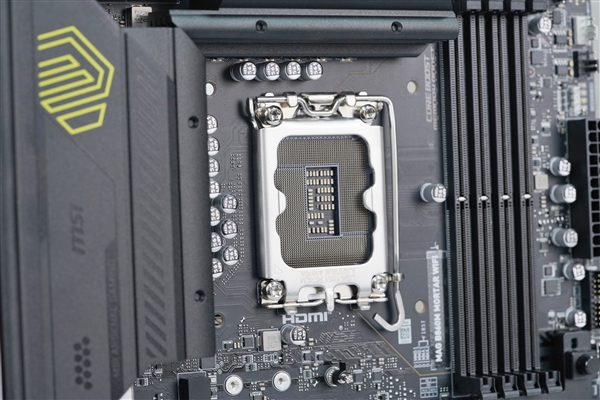 支持显卡快拆！微星B860M MORTAR WIFI主板图赏