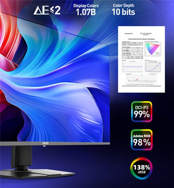 到手6499元 微星27寸DP2.1流光显示器开售！RTX 50系显卡完美搭档