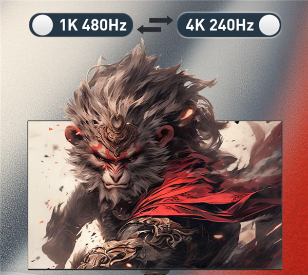 8999元！创维发布高性能OLED显示器：4K 240Hz/FHD 480Hz双模式