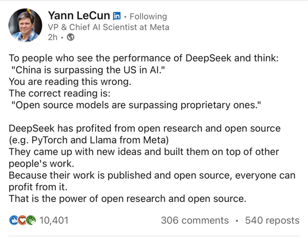 DeepSeek弯道大超车!震撼硅谷巨头 击溃出口管制