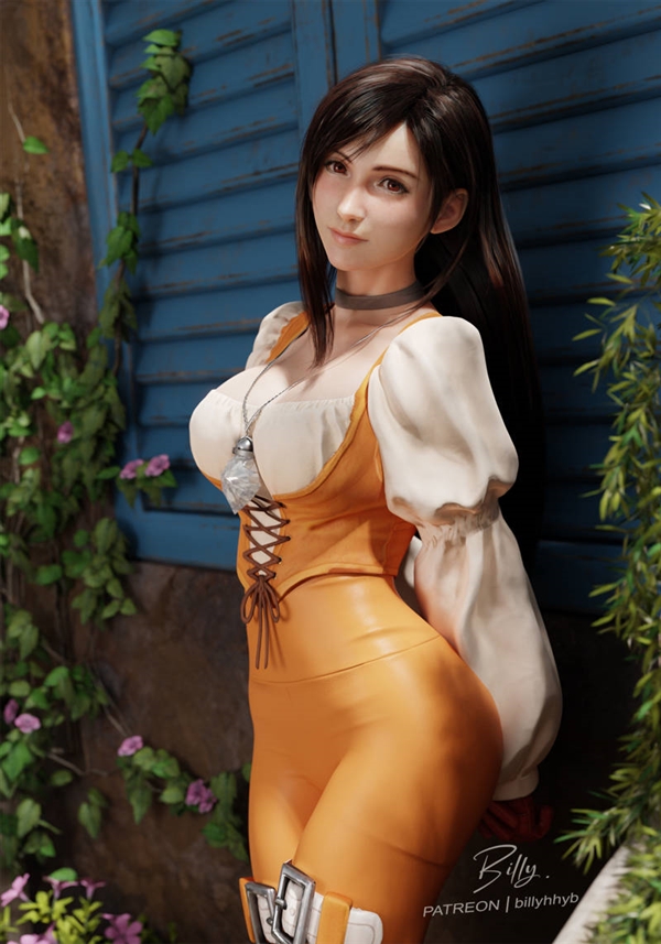 3D区推主晒蒂法绝美新图：完美身材 性感热辣