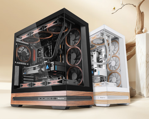 鑫谷推出甄木1机箱首发319元起：木纹质感、支持双360水冷