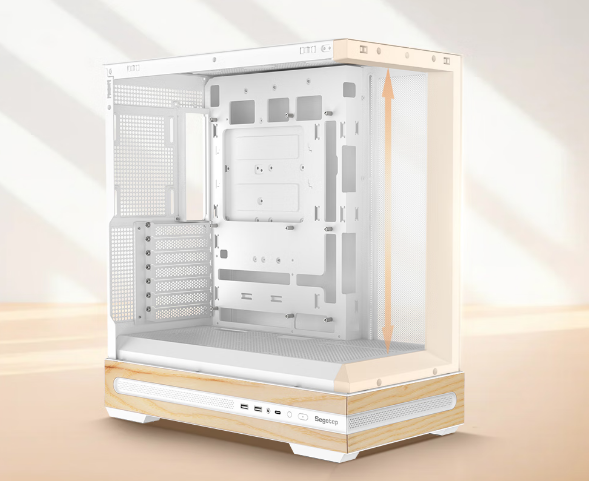 鑫谷推出甄木1机箱首发319元起：木纹质感、支持双360水冷