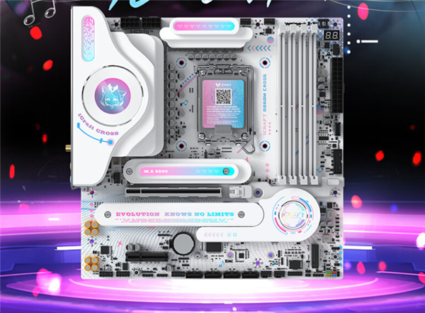 铭瑄iCraft B860M CROSS系列主板首发1249元起：新增LCD屏幕
