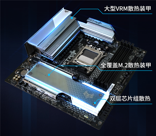 中国特供！蓝宝石发布首款AMD B850主板：换汤不换药 却要1299元