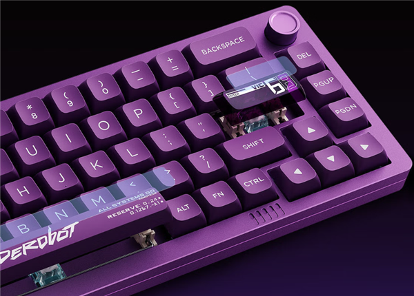 雷神VIC68磁轴键盘开售：三种轴体 配FPS专用旋钮 399元起