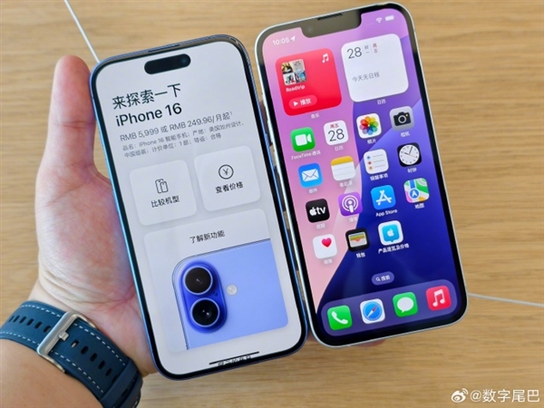 4499元开卖！iPhone 16e黑、白两色真机图一览：黑边宽到窒息