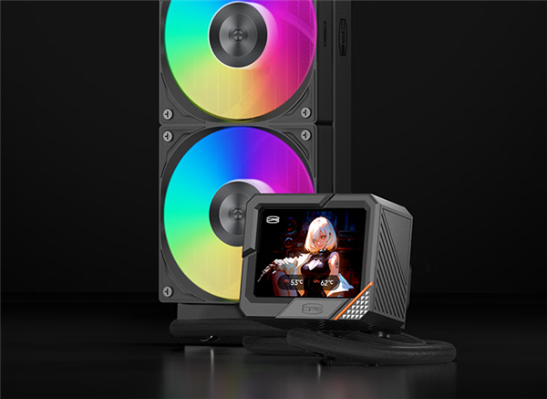 超频三推出北境GT360一体式水冷：3.5寸屏幕+高转速滚珠风扇