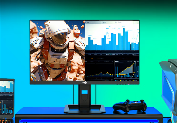 泰坦军团新款27寸显示器首发2299元：4K 144Hz IPS屏