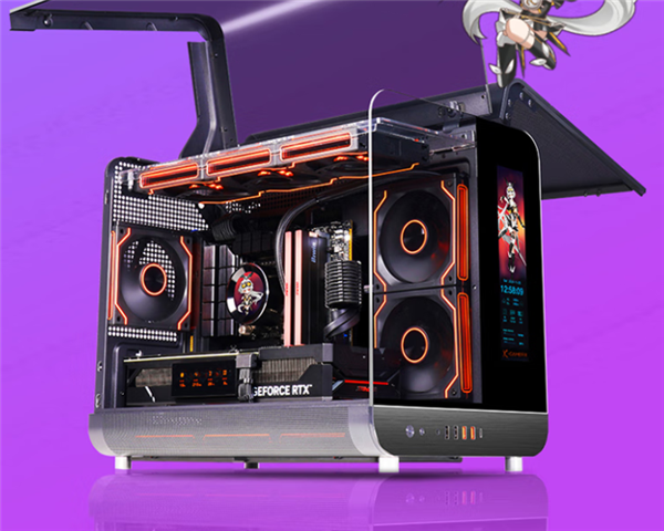 699元 动力火车推出幻翼LCD版机箱：双鸥翼海景房设计