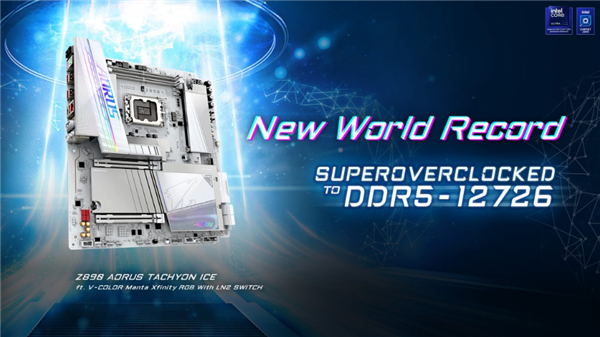 技嘉推出Z890 AORUS TACHYON ICE主板：纯白外观设计