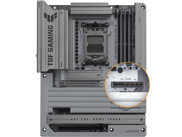 华硕第一次把背插主板给了AMD！自带600W显卡供电插槽