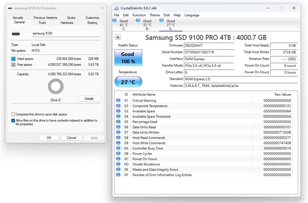 三星9100 PRO PCIe 5.0 NVMe M.2上手：PCIe 5.0时代的性能巅峰