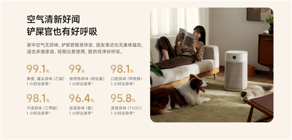 国补2039元起！小米发布米家首款宠物空气净化器：去尿液等异味 还能吸毛发