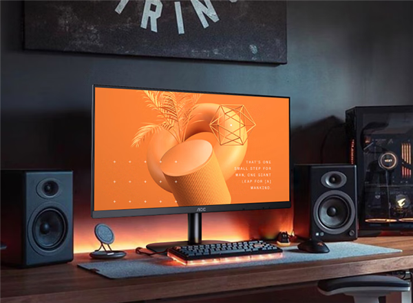 120Hz IPS屏仅399元！AOC新款24寸显示器上市