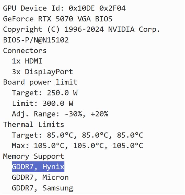 小心！RTX 50系列的GDDR7显存要“抽奖”了