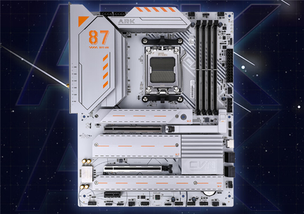 七彩虹CVN X870主板首发1999元：纯白散热装甲 支持显卡快拆