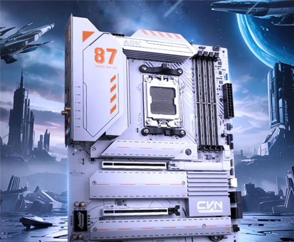 七彩虹CVN X870主板首发1999元：纯白散热装甲 支持显卡快拆