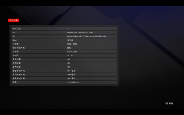 移动级RTX 5080性能实测：DLSS 4封神
