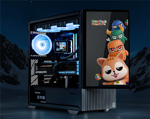 1599元 ZALMAN Z10 DS机箱上市：前面板配15.6寸大屏