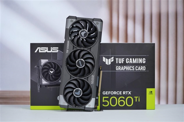 硬派电竞风！华硕RTX 5060 Ti TUF GAMING显卡图赏