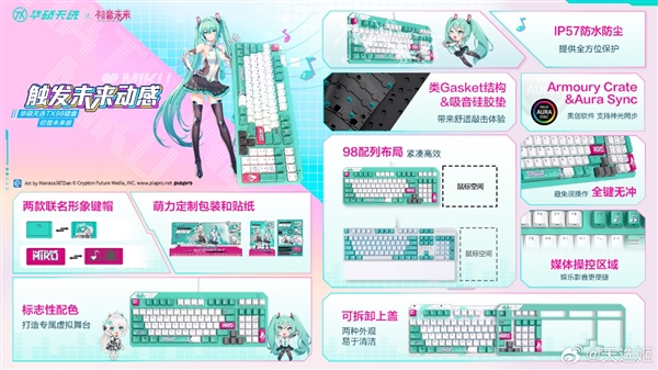 华硕三大重磅主板齐发：ROG姬、初音未来赛若天仙