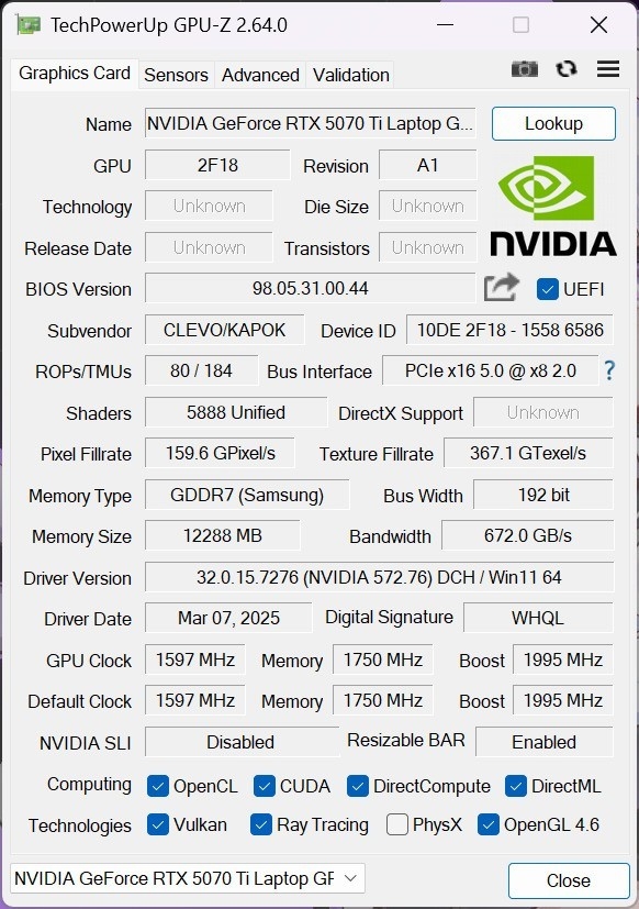 RTX 5070 Ti移动版和桌面版差距到底有多大：实测揭开真相