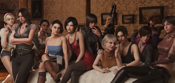 吉尔、艾达同框！《生化危机》系列女主全家福来了