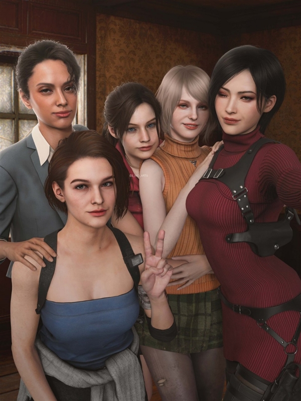 吉尔、艾达同框！《生化危机》系列女主全家福来了