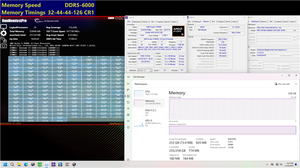 全球第一套！芝奇发布DDR5-6000 256GB超大容量内存