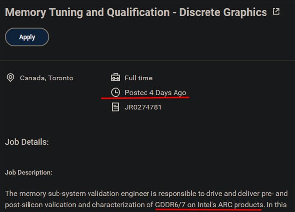 第一次24GB显存！Intel新显卡不远了