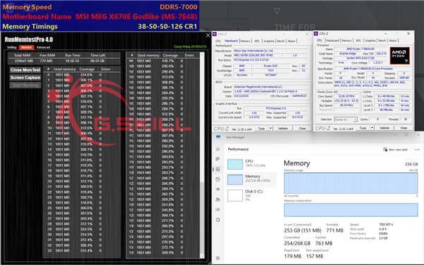 全球第一套！芝奇发布DDR5-6000 256GB超大容量内存