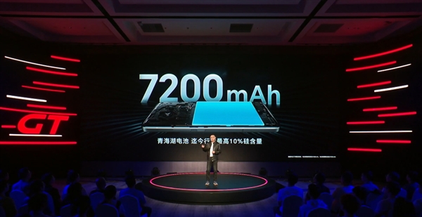 荣耀GT Pro塞进7200mAh青海湖电池：史上电池最大的性能手机