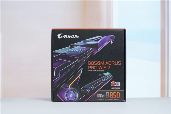 锐龙9000甜品座驾！技嘉B850M AORUS PRO WIFI7主板图赏