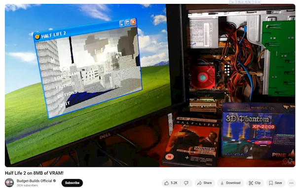 20年前的8MB显存老显卡 成功运行《我的世界》