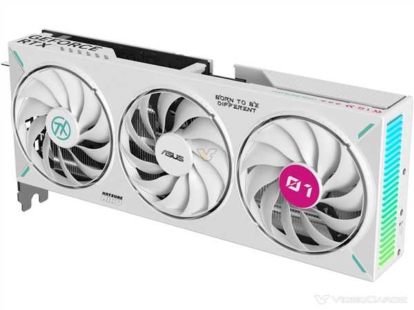 华硕发布五款中国专享版RTX 5060Ti/5070：初音未来 三白二黑