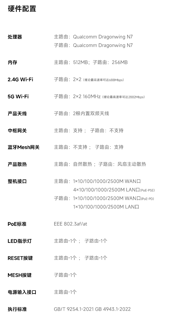 国补1529.15元 小米全屋路由BE3600 Pro网线版发布：Wi-Fi 7有线组网 2.5GE网口