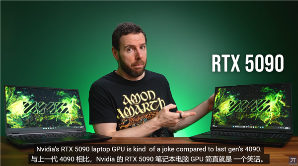 RTX 5090移动版就是笑话！4K仅比RTX 4090快3%、1080p/1440p原地踏步