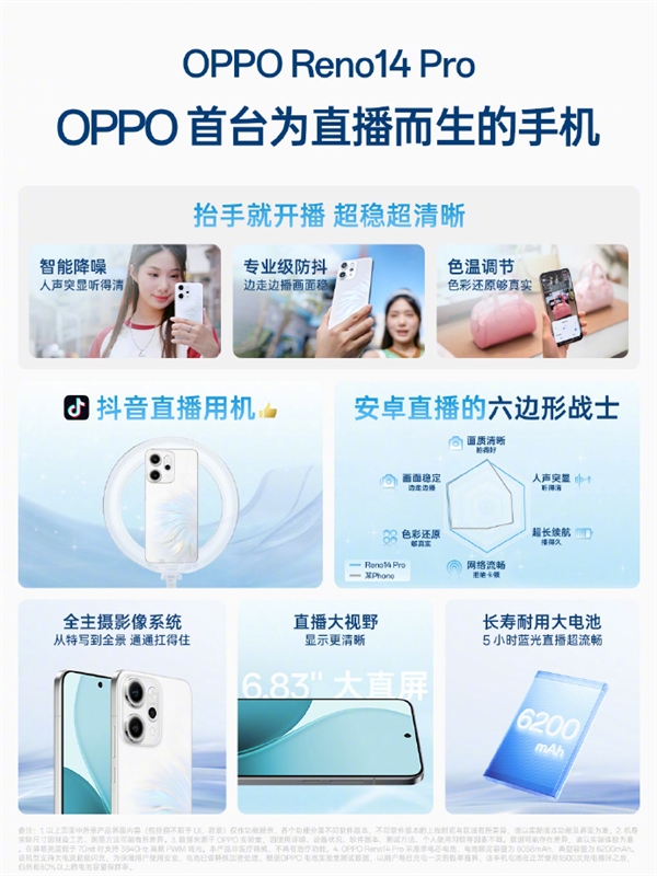 OPPO首台为直播而生手机！Reno 14 Pro解决行业三大难题