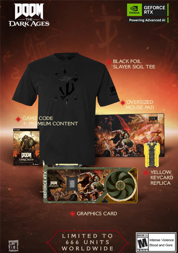 信仰加成！华硕《毁灭战士》联名RTX 5080卖到14400元：限量666件