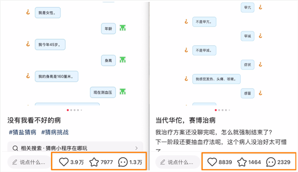 爆火的“猜病”游戏里 集齐了全中国的电子庸医