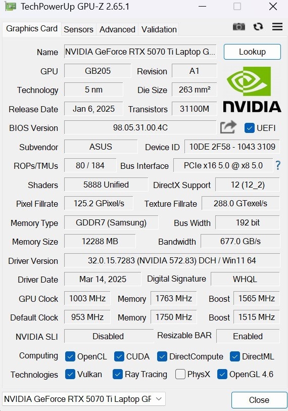 笔记本RTX 5090/5080/5070Ti谁最坑：实测给你答案