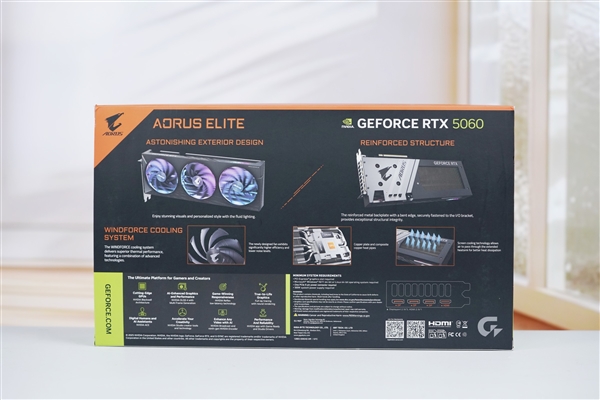 技嘉新甜点卡！小雕AORUS RTX 5060 ELITE 8GB显卡图赏