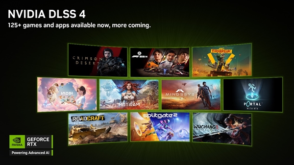 RTX 5060显卡、笔记本登场！DLSS 4游戏应用已达125款 轻松破百帧