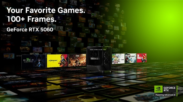 RTX 5060显卡、笔记本登场！DLSS 4游戏应用已达125款 轻松破百帧