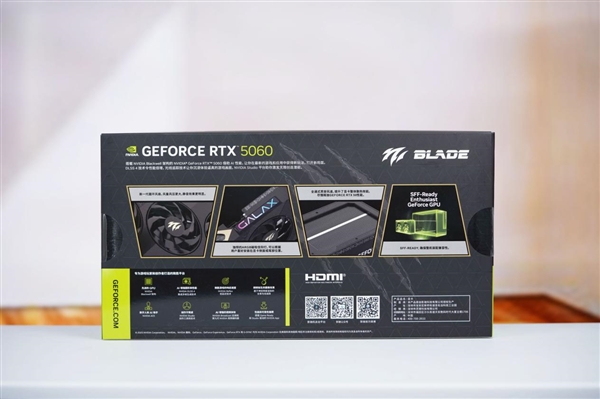 支持磁吸Logo灯！影驰RTX 5060魔刃显卡图赏