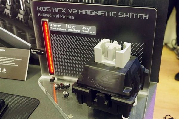 华硕ROG Falcata分体式键盘发布！无线+磁轴、左右可分离