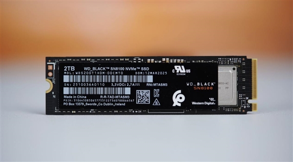 世界最快PCIe 5.0 SSD！闪迪WD_BLACK SN8100图赏