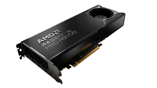 AMD RDNA4家族首款专业显卡：Radeon AI PRO R9700配32GB大显存 四卡128GB